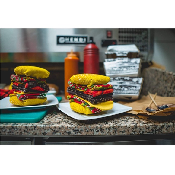 Burger Love Rainbow Socks Gift Set - Picture 6 of 7